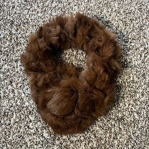 Brown Authentic Fur Collar or Neck Warmer